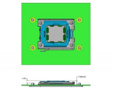 AM5处理器插槽细节：LGA接口+DDR5内存