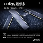 300块的超频条这么强？科赋BOLT X评测