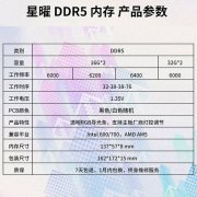 影驰星曜系列内存条限时特惠779元！