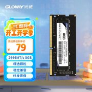 光威 8GB DDR4 2666笔记本内存限时特价仅需79元