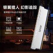 雷克沙 32GB DDR4 3600台式机内存条 Thor雷神铠皓月白
