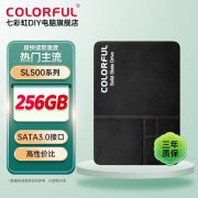 七彩虹 SL500 256GB固态硬盘京东限时特价只要109元