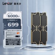 雷克沙 32GB DDR5 6000内存套装活动价679元!