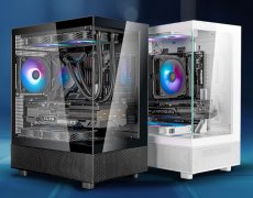银昕 LUCID 04机箱正式上市,270°全景设计兼容多规