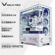 瓦尔基里 VK03 WHITE 6.2触摸屏版 ATX机箱限时特惠!