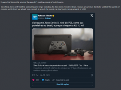 Xbox或许将停止向巴西供应Series X主机，转向云游