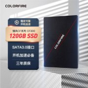 七彩虹 CF300 120G固态硬盘京东限时特价只要39.73元