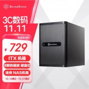 银欣 SST-DS380B机箱今日活动价729元 8个硬盘插槽散