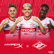 HyperX签约赞助莫斯科斯巴达克足球俱乐部
