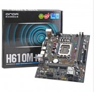 妖板来了 昂达 H610M同时支持DDR5和DDR4内存的主板
