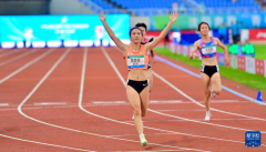 全国青少年田径运动会：女子100米决赛赛