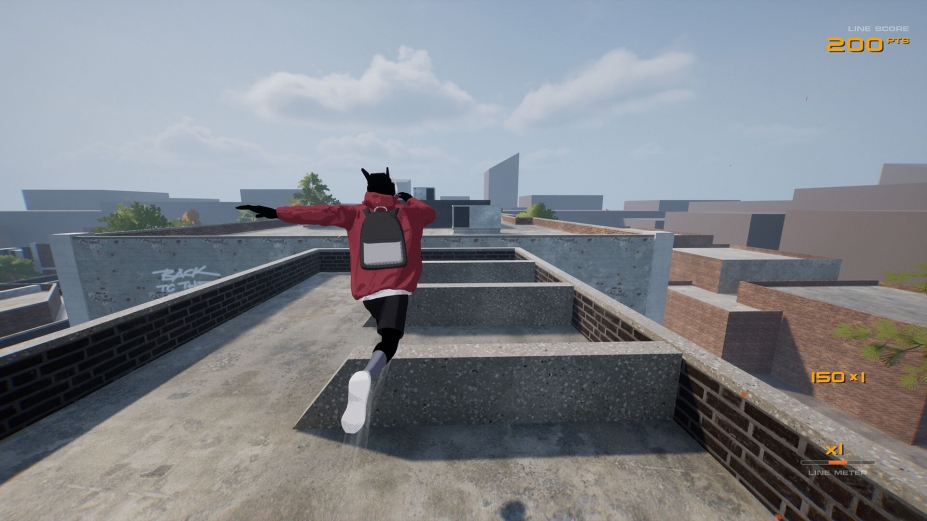 《Rooftops & Alleys: The Parkour Game》游戏截图