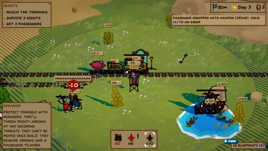 《铁轨快车》游戏截图