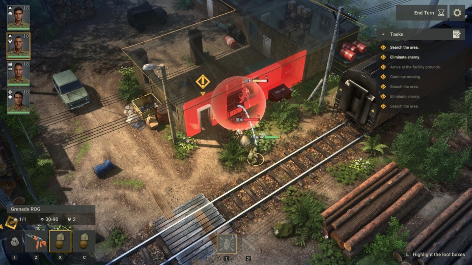 《未来的战争策略:SOF与外星人入侵》游戏截图