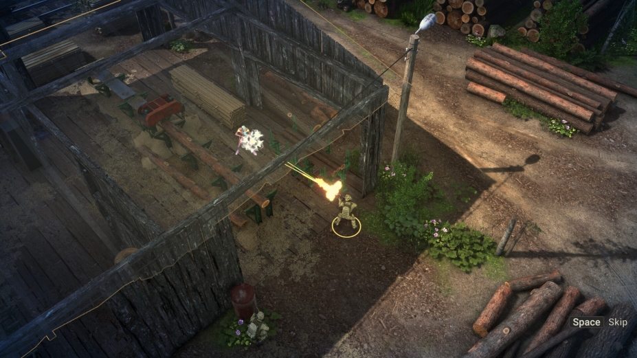 《未来的战争策略:SOF与外星人入侵》游戏截图