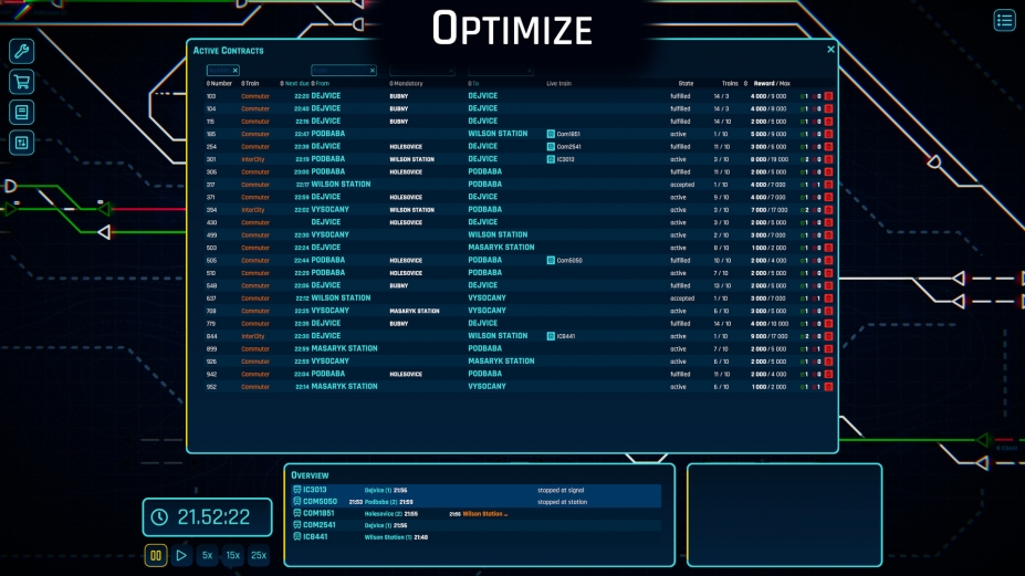 《铁路路线》游戏截图