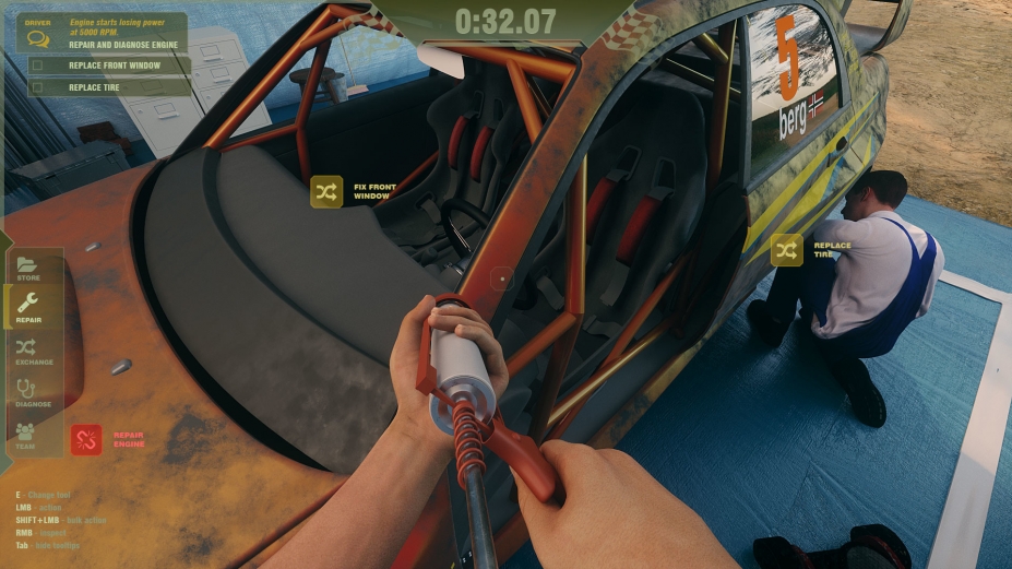 《拉力机械师模拟器》游戏截图