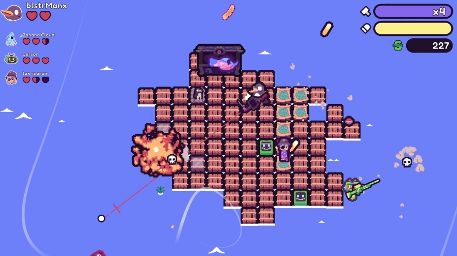 《一起超级木筏船》游戏截图