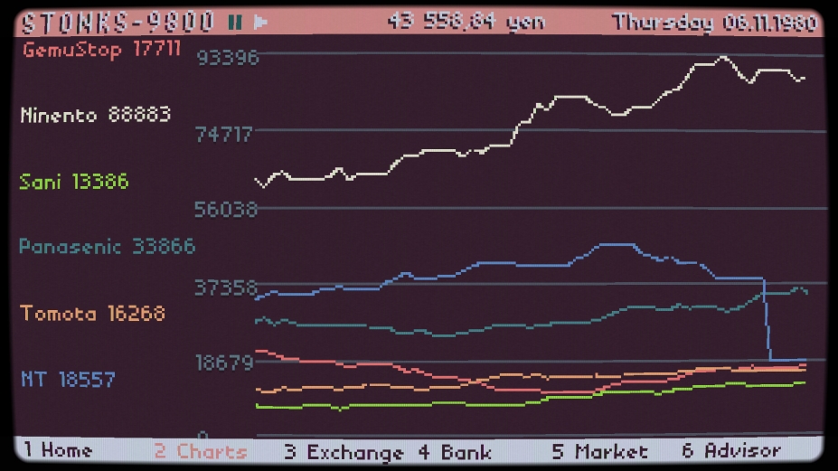 《STONKS-9800:股票市场模拟器》游戏截图