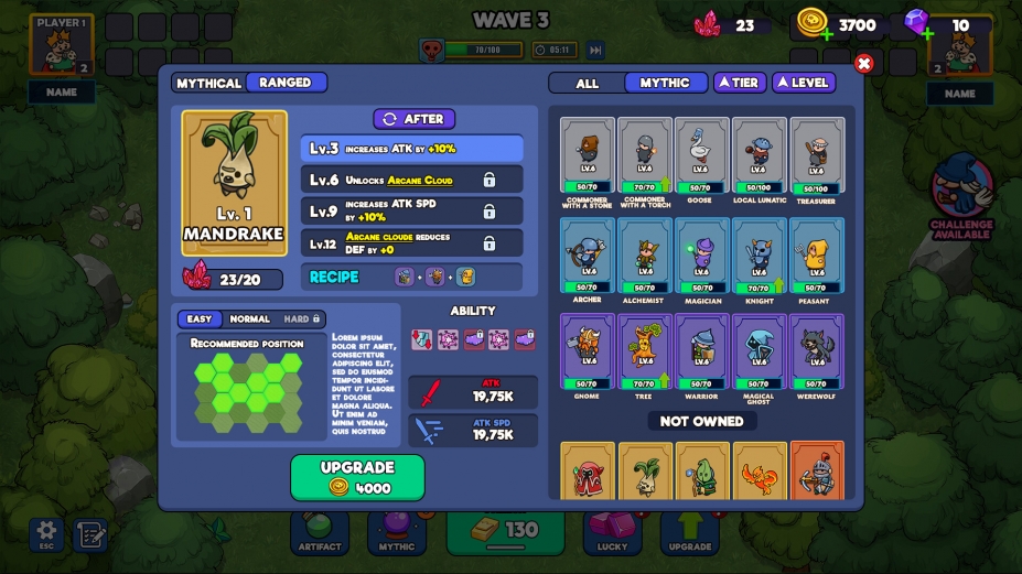 《幸运之地:合并塔防战争》游戏截图