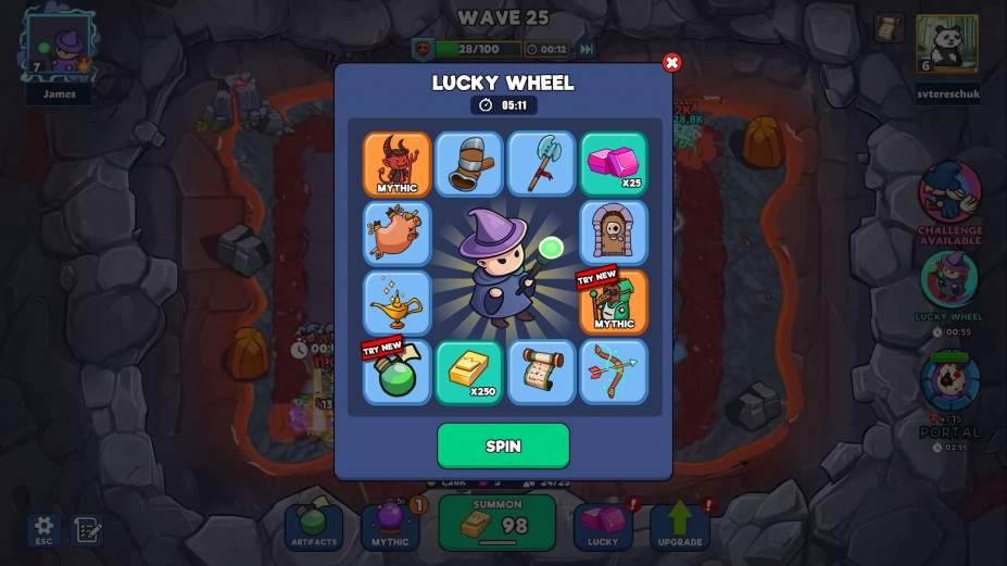 《幸运之地:合并塔防战争》游戏截图