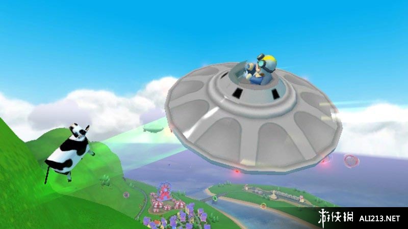 《小子历险记 天空上尉》WII截图