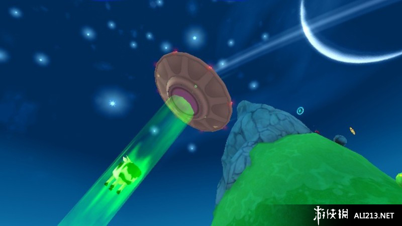 《小子历险记 天空上尉》WII截图
