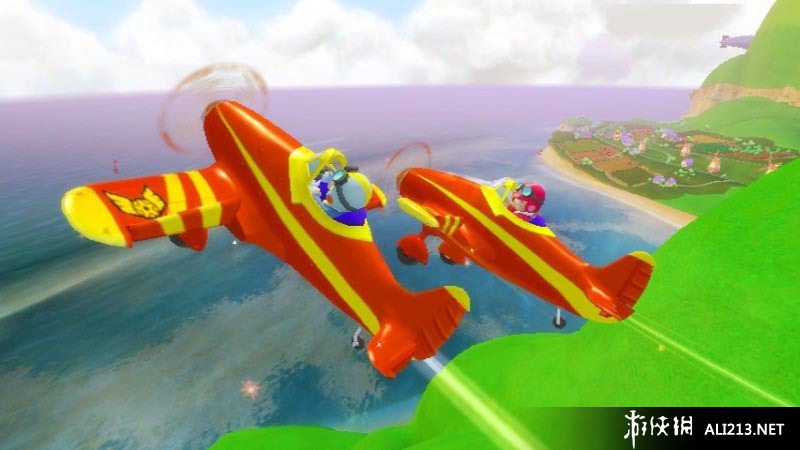 《小子历险记 天空上尉》WII截图