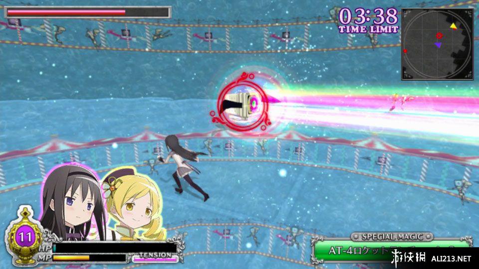 《魔法少女小圆 战斗五角之星》PSV截图
