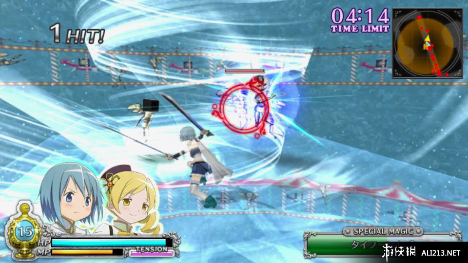 《魔法少女小圆 战斗五角之星》PSV截图