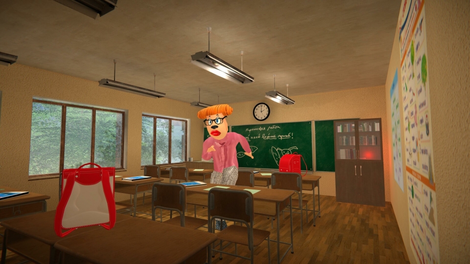 《与蒂莫卡一起度过五晚4：学校》游戏截图