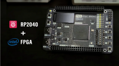 项目分享：树莓派Pico (RP2040)  + Cyclone 10 FPGA PCB 设