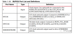 FPGA入门之原语BUFIO的理解