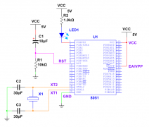 如何用单片机电路点亮led？