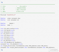 无人机设计中STM32库实现的模拟i2c代码