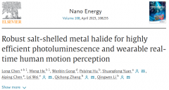 华东理工大学在自供电可穿戴传感器领域获得进