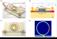 一种采用单波长激光检测的石墨烯-硅基微环气体
