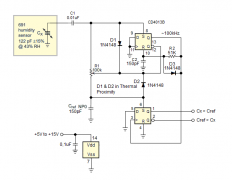 使用“标签外”的 CMOS 触发器实现精密电容传感