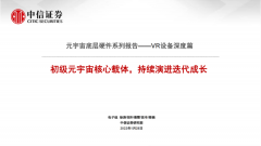 一文搞懂元宇宙底层硬件（附报告下载）