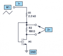 如何使用MOS晶体管研究NMOS零增益放大器原理