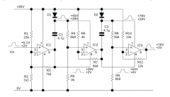模拟电荷泵使用多个运算放大器产生高频高压脉