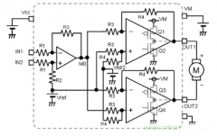 有刷直流电机驱动后的BTL放大器应用案例