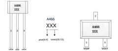 国芯思辰 |霍尔开关芯片AH466（兼容HAL248）可用于