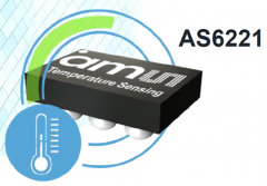 超高精度的数字型温度传感器--ams OSRAM AS6221