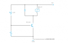 一个简单的光传感器电路图分享