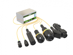 光谱共焦传感器应用方案-双光谱对射测厚系统