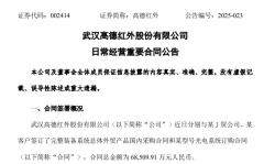 15.64亿元，国产红外传感器龙头高德红外