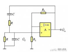 产生正弦信号常用桥式、移相式和双T式RC振荡电