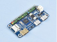 Waveshare RP2040-PiZero板具有Raspberry Pi Zero外形