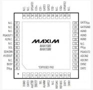MAX1385/MAX1386封装引脚图 应用电路图及其特性概述